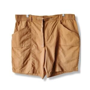 Eddie Bauer Ripstop Tech Shorts UPF 50 Moisture Wicking Adjustable Belt XL